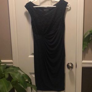 Navy sequin top dress, size 4P